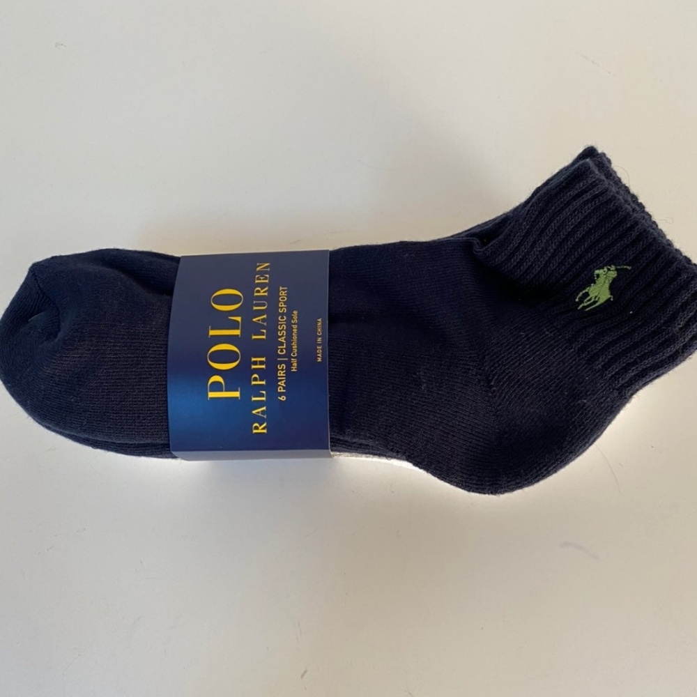 Polo Ralph Lauren Qtr Ankle Socks 10-13